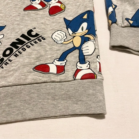 H&M Sonic the Hedgehog Sweatshirt Kids Size 8/10 - Picture 15 of 16